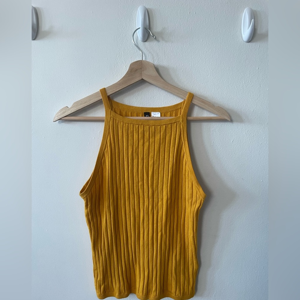 H&M mustard yellow baby tank